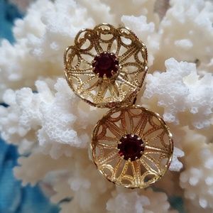 Vintage Garnet Cufflinks
